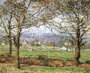 Camille Pissarro Park view France oil painting artist